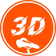 3D Printed Saddle Logo